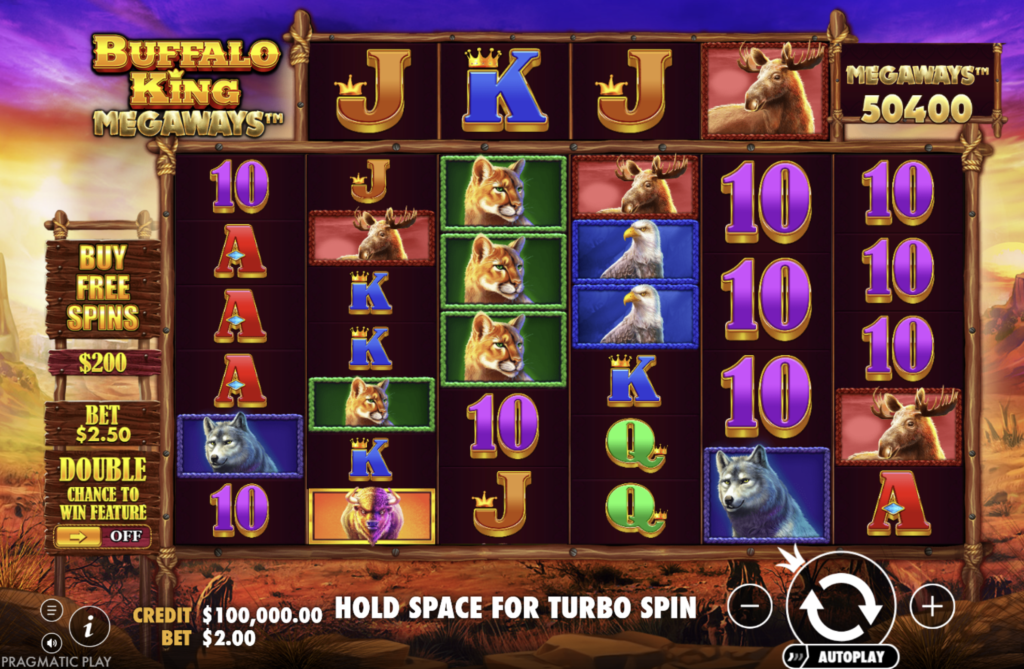 Buffalo King Megaways slot