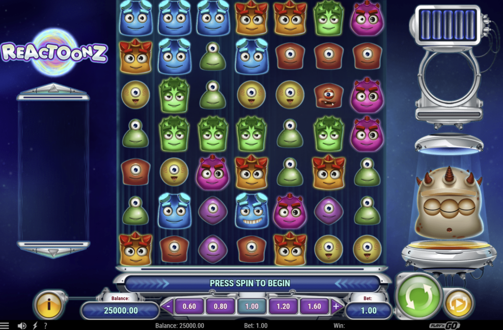 Reactoonz slot