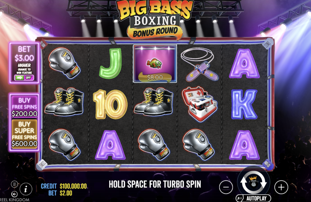 Big Bass Boxing Bonus Round Slot