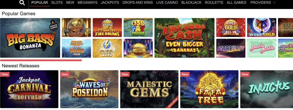 666 Casino games