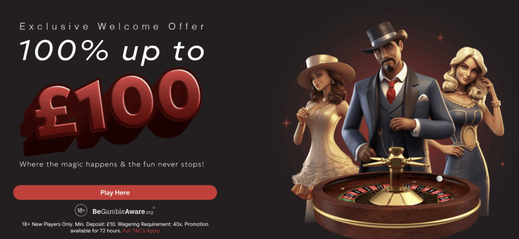 MagicRed Casino UK bonus