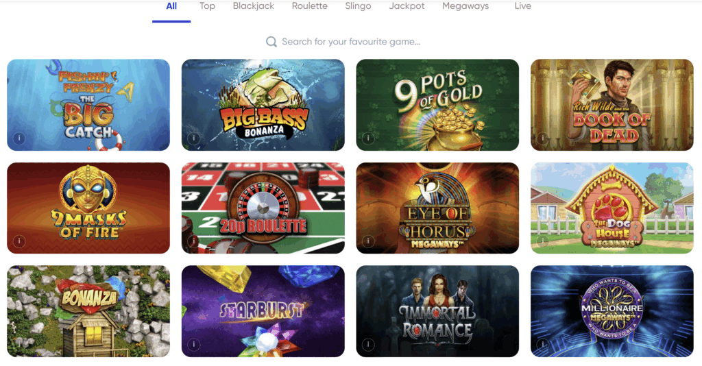 MrQ Casino games