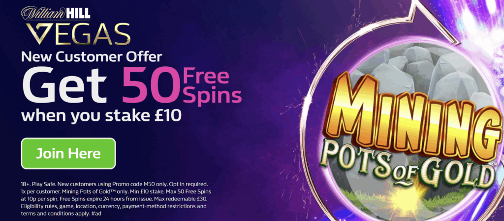 William Hill Casino UK bonus