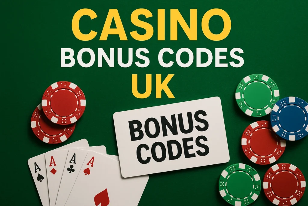Casino bonus codes UK