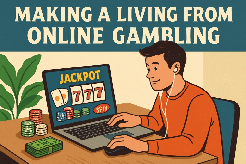 Making a living from online gambling