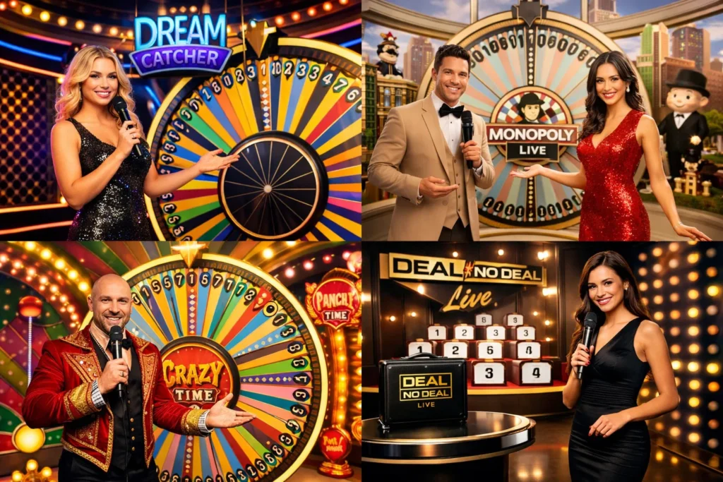 Live casino game shows