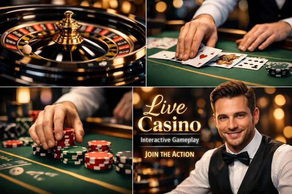Become live casino dealer