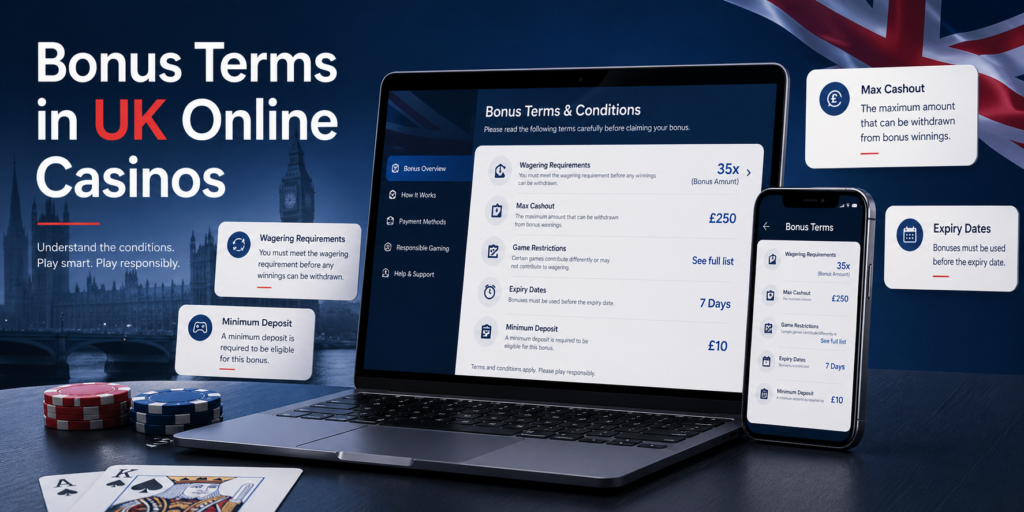 Bonus Terms in UK Online Casinos