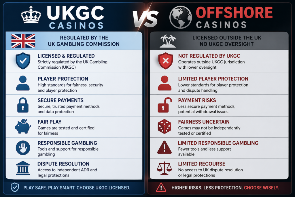 UKGC vs Offshore Casinos