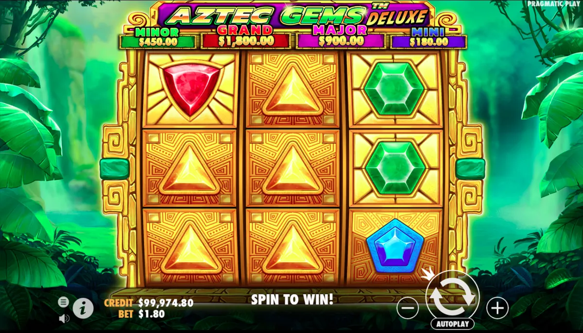Aztec Gems Deluxe - Aztec slots