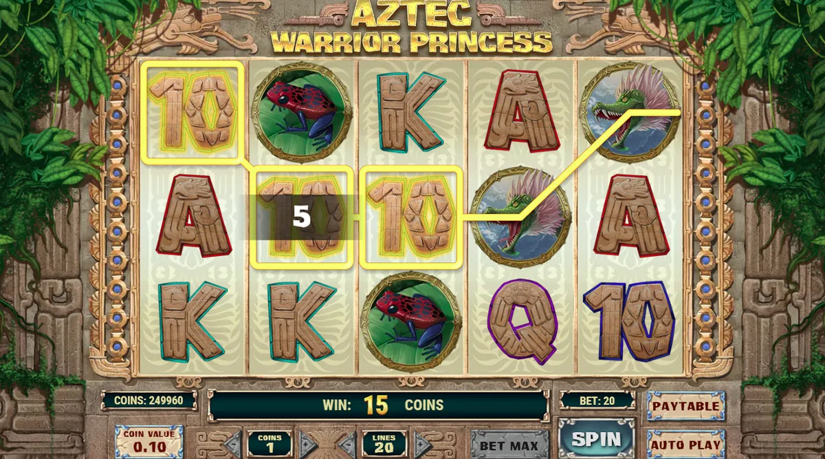 Aztec Warrior Princess - Aztec slots