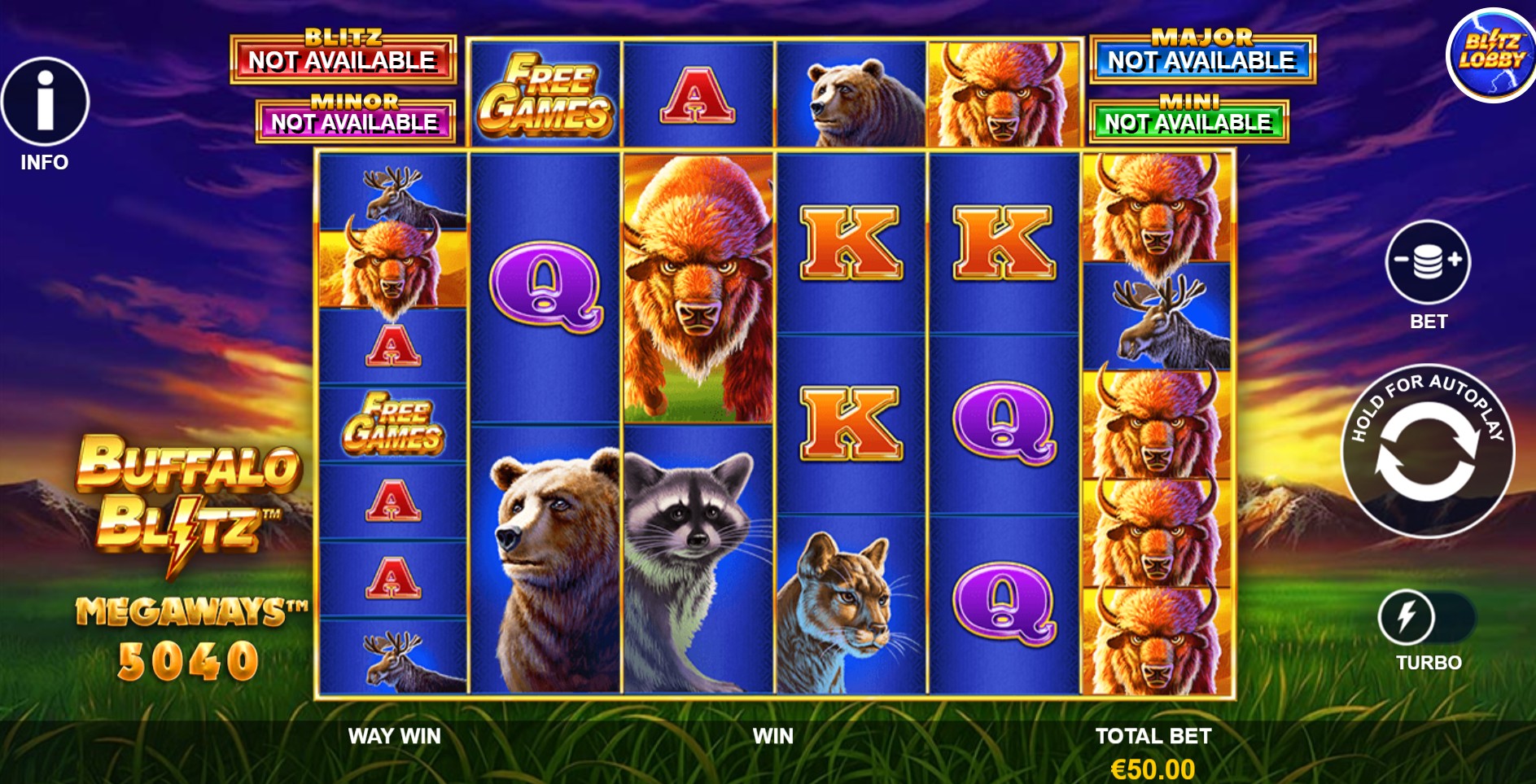 Buffalo Blitz Megaways - Playtech slots