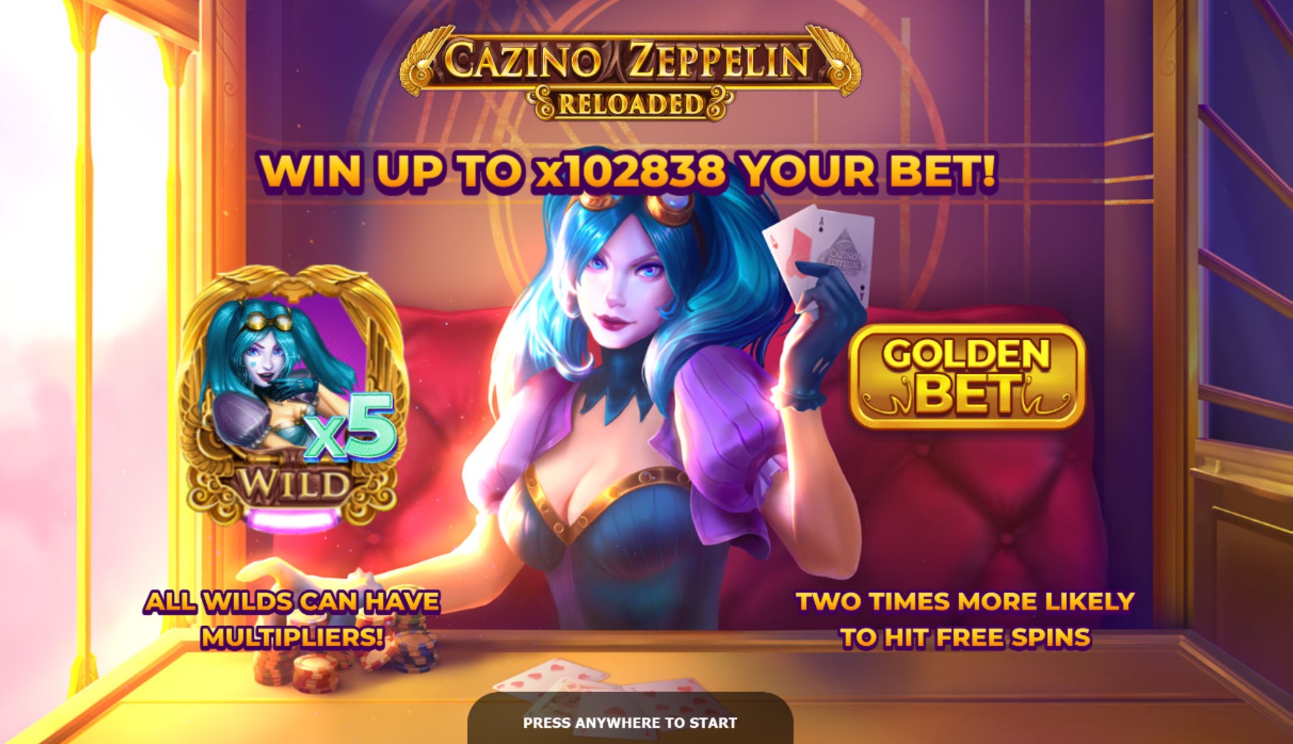 Cazino Zeppelin Reloaded - Yggdrasil slot