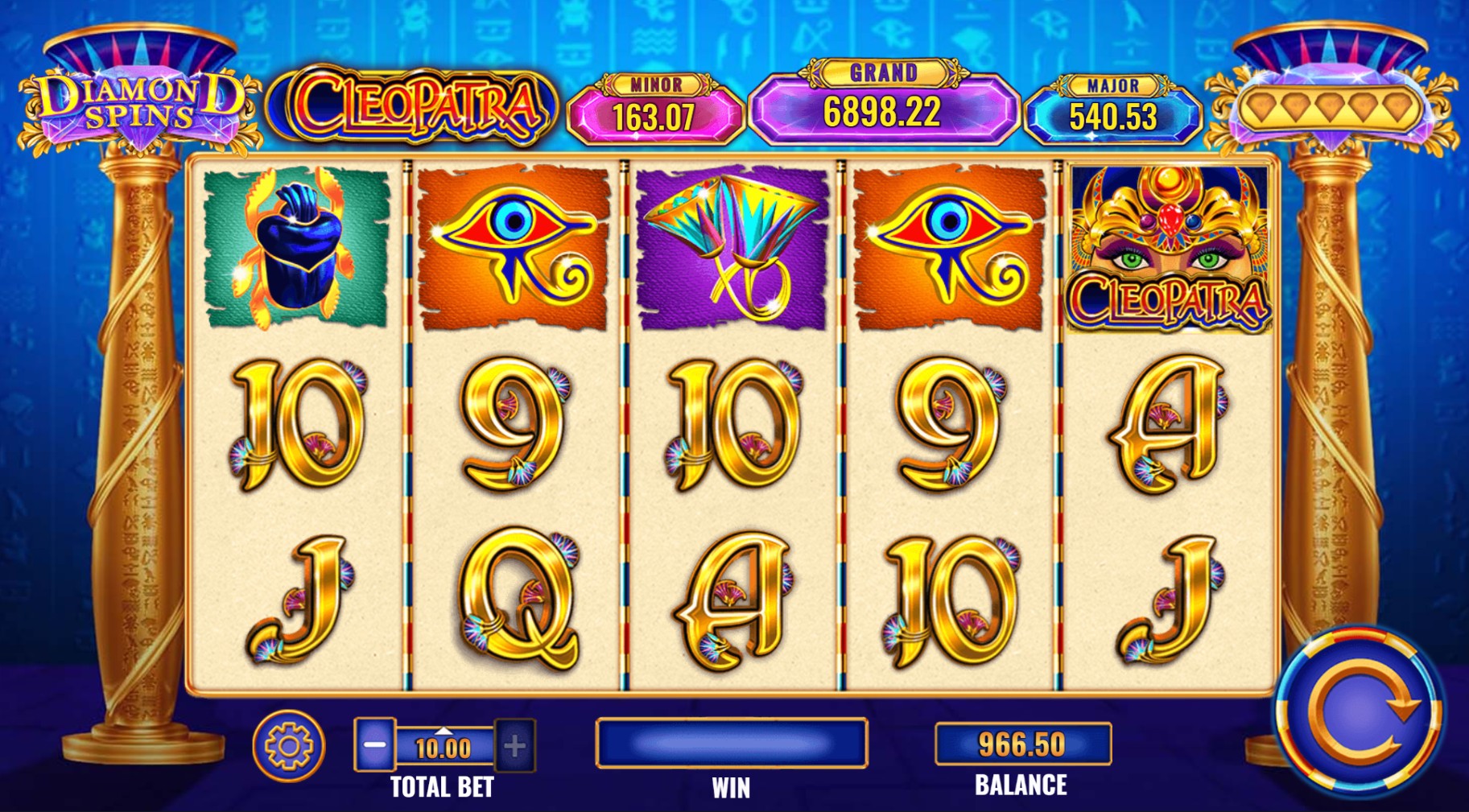 Cleopatra Diamond Spins - best IGT slots