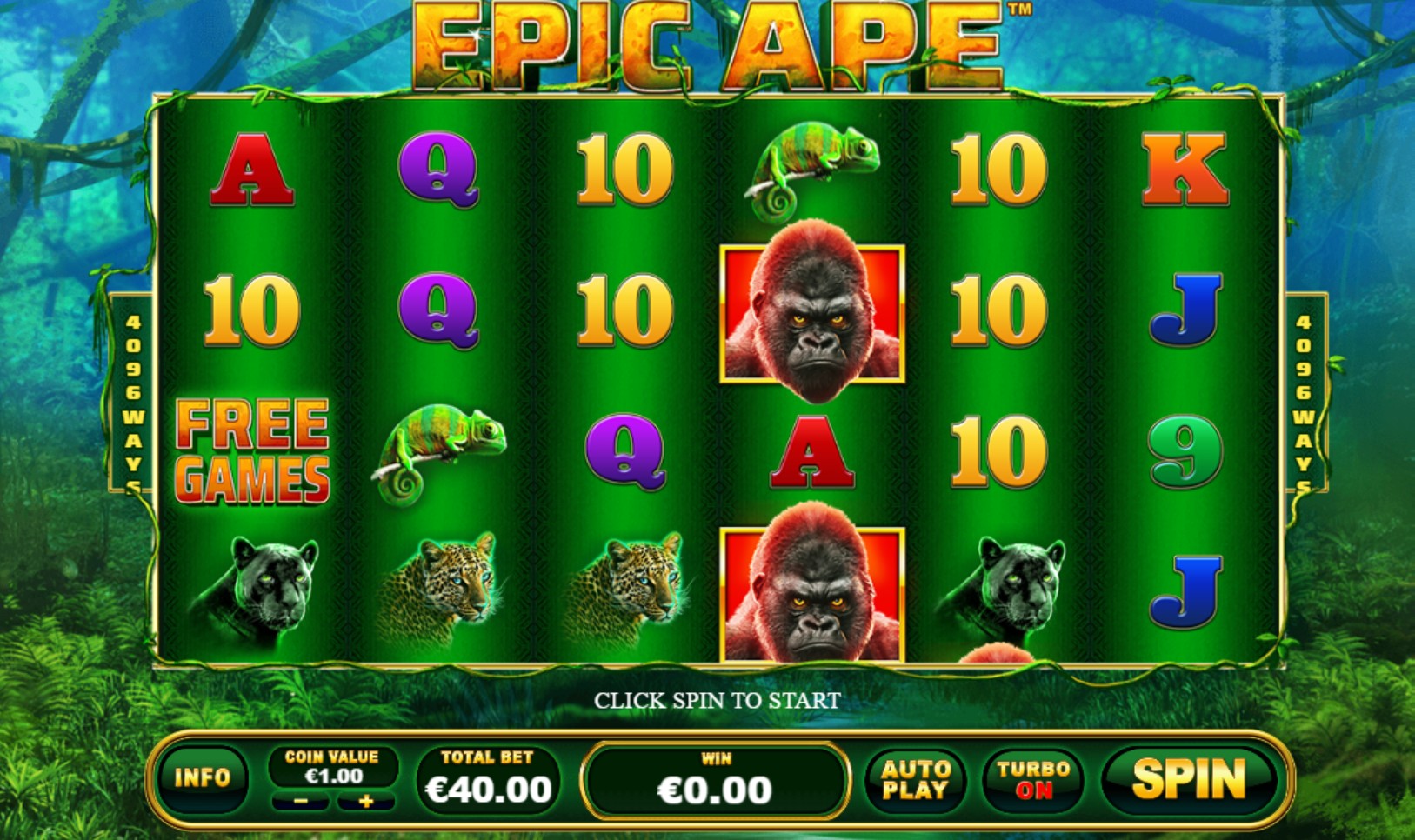 Epic Ape - Playtech slots
