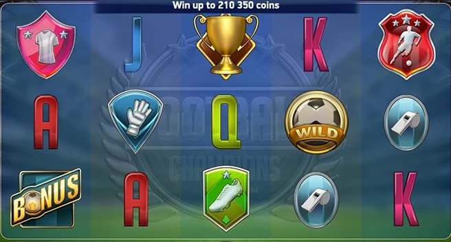 Football Champions Cup penalty shootout slot by NetEnt