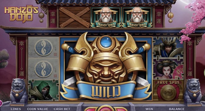 Hanzo's Dojo slot by Yggdrasil