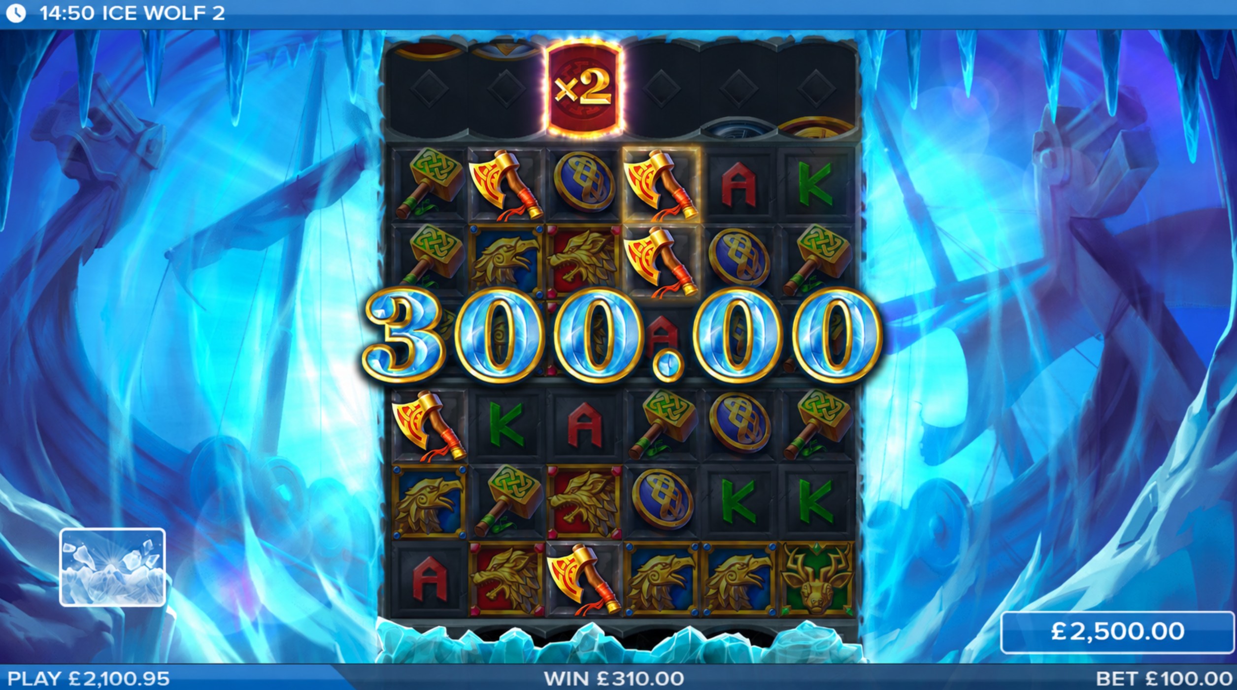 Ice Wolf 2 winter slot by ELK Studios