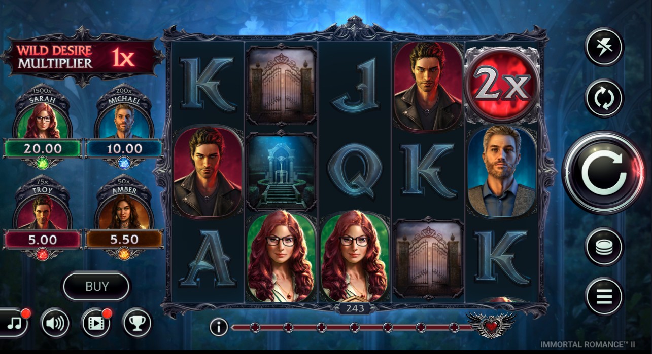Immortal Romance II - top Microgaming slots