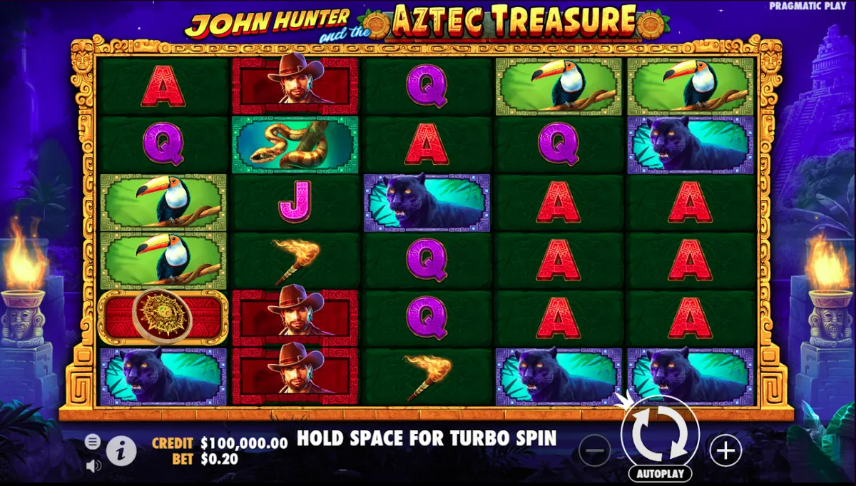 John Hunter and the Aztec Treasure - Aztec slots