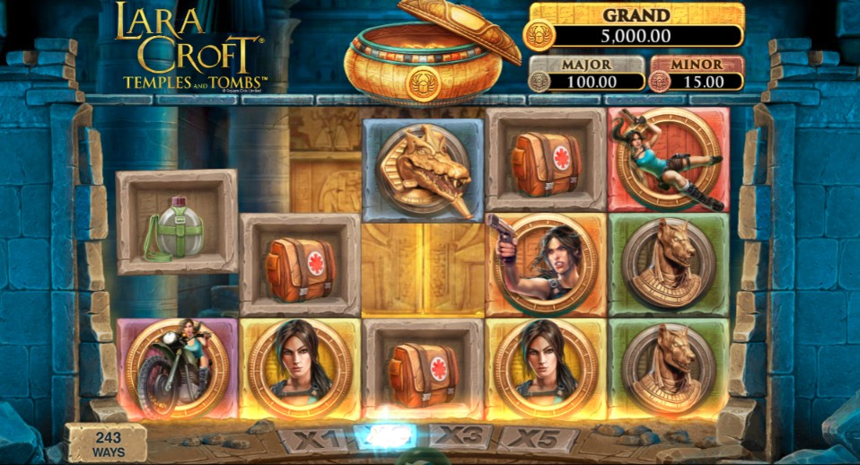 Lara Croft Temples and Tombs - top Microgaming slots