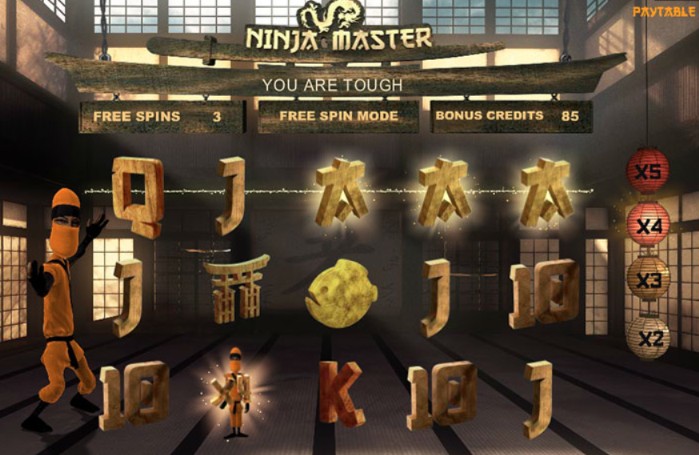 Ninja Master slot by Green Valley Games and SkillOnNet