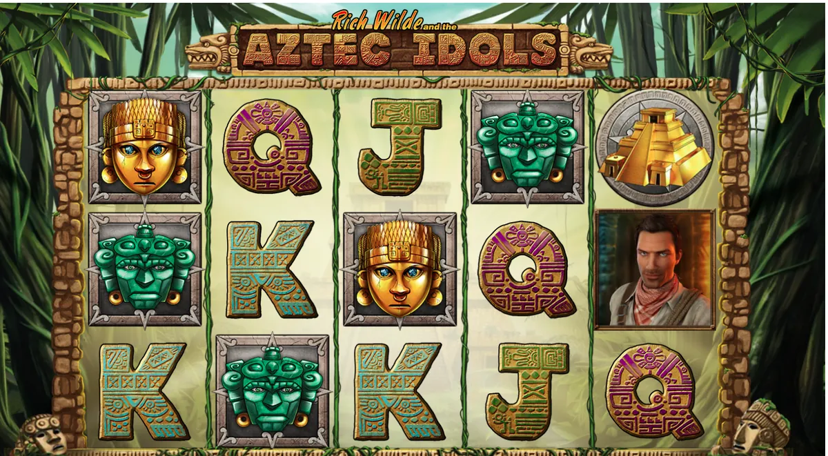 Rich Wilde and the Aztec Idols - Aztec slots