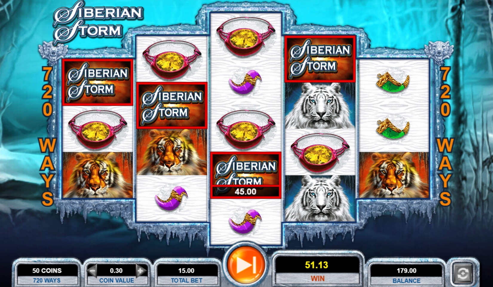 Siberian Storm - best IGT slots