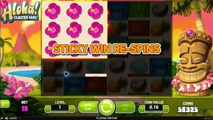 Aloha! Cluster Pays slot by NetEnt