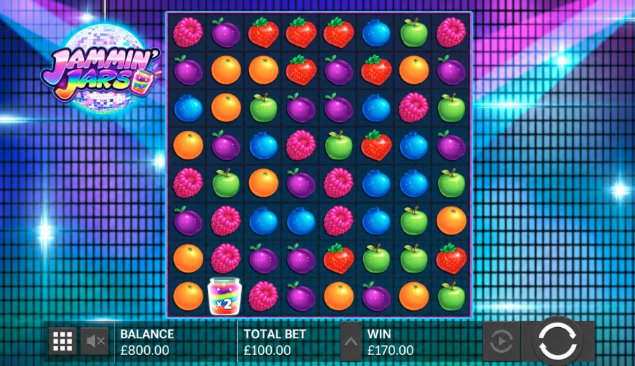 Jammin' Jars disco slot by Push Gaming