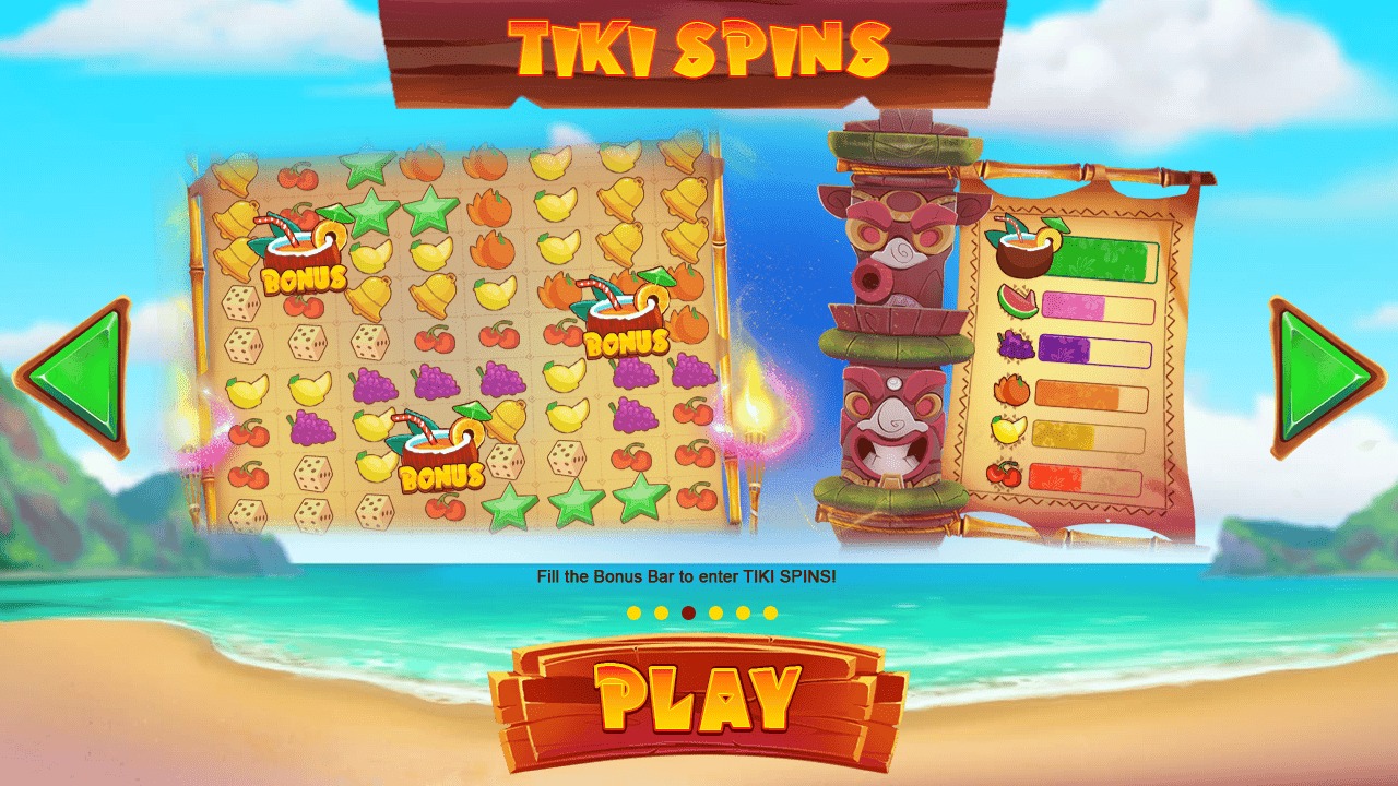 Tiki Fruits slot by Red Tiger