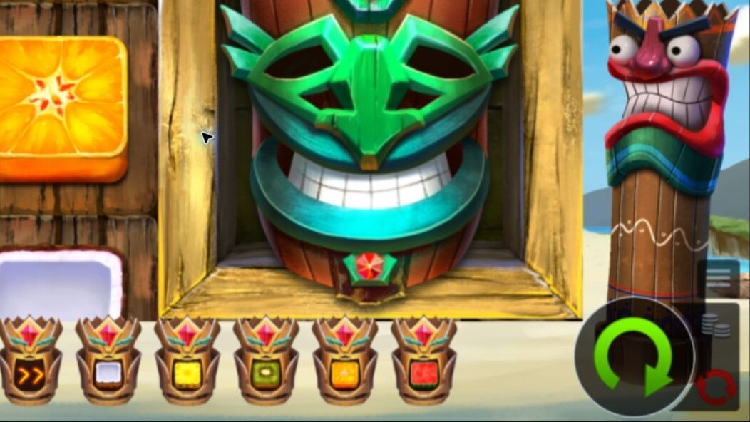 Tiki Runner GigaBlox slot by Bulletproof Games