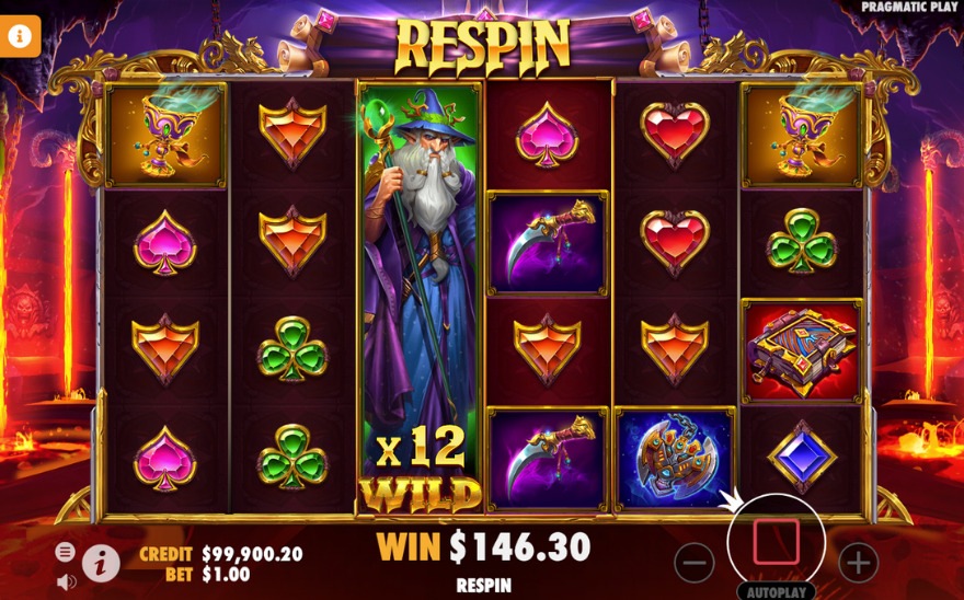 Magician's Secrets slot gameplay