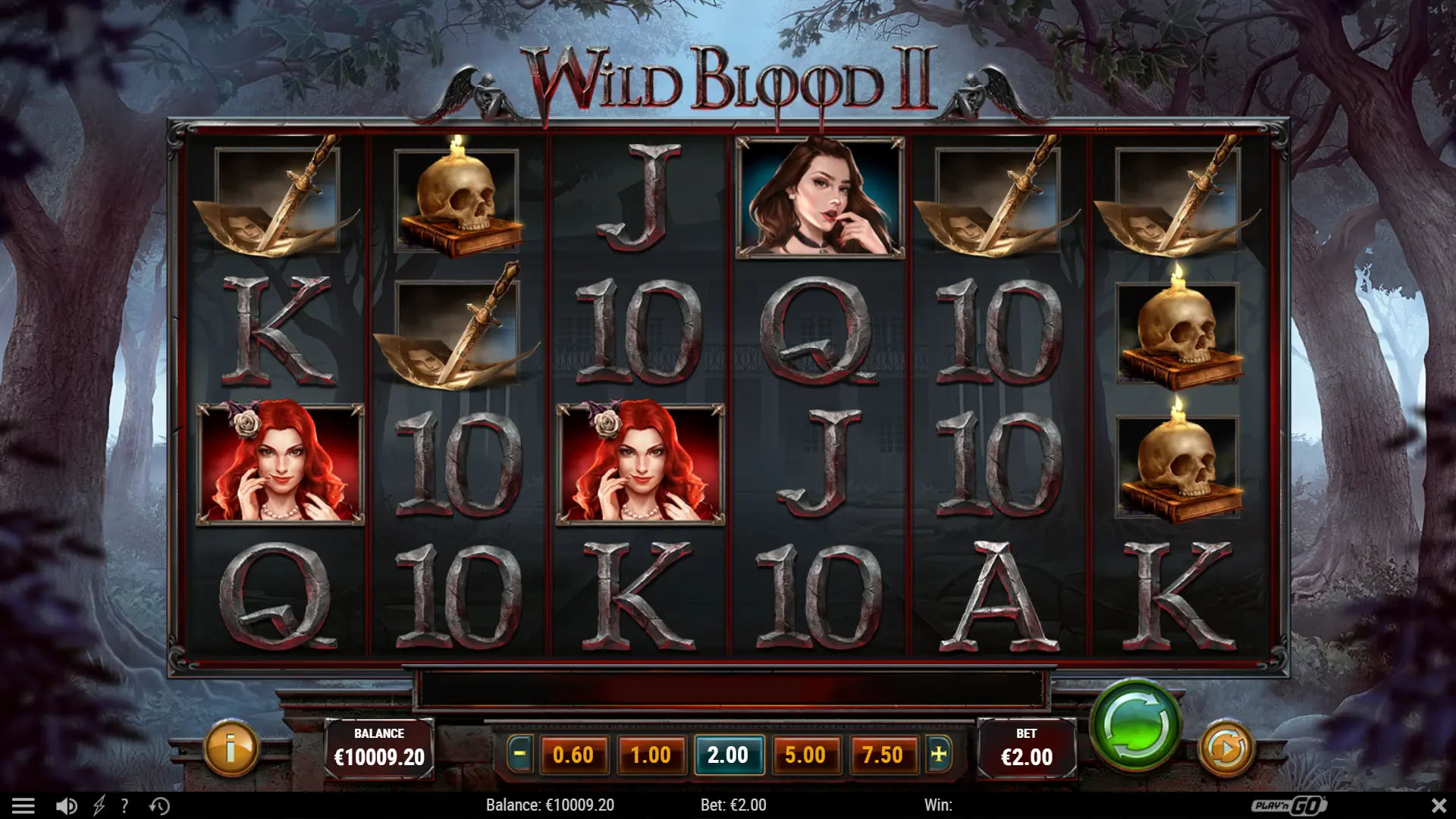 Wild Blood II slot gameplay