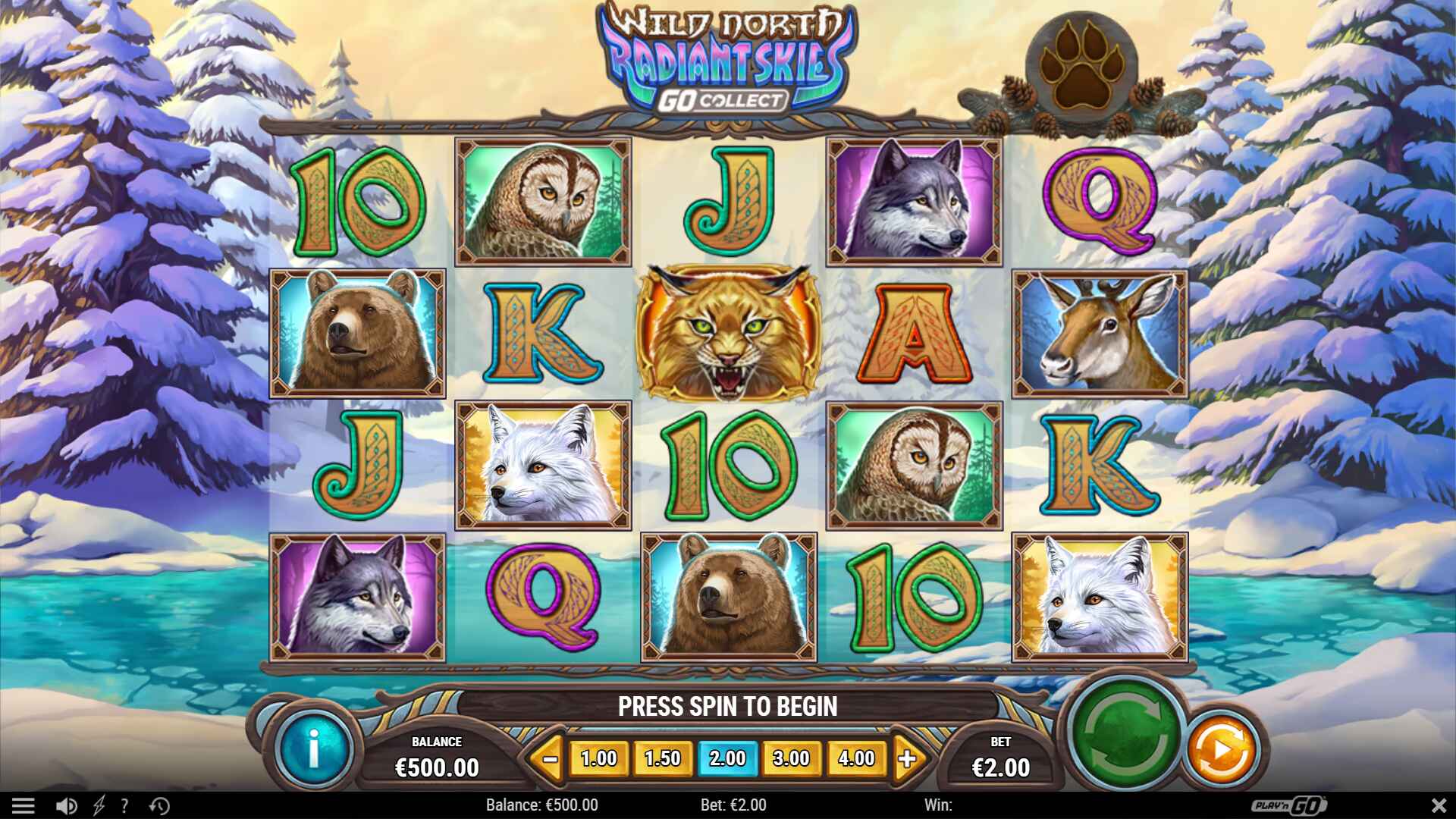 Wild North Radiant Skies GO Collect slot gameplay
